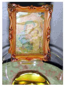 Olej wydobywający się z obrazu Matki Boskiej z Soufanieh, fot.  E melaney