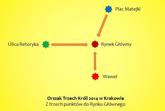 Orszak Trzech Króli w Krakowie