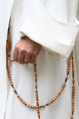 Dominican Monk with Rosary