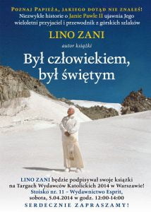 Autor książki "Był człowiekiem, był świętym" w Polsce