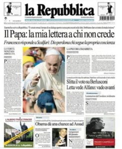Papież pisze, media manipulują