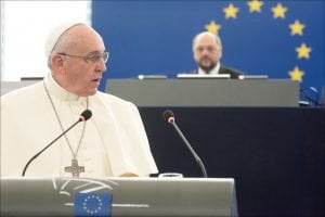 Przemówienie Papieża Franciszka w Parlamencie Europejskim