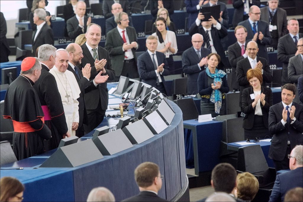 Przemówienie Papieża Franciszka w Parlamencie Europejskim
