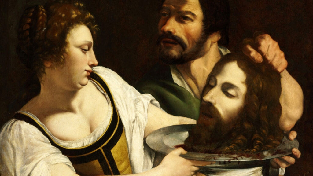 Artemisia Gentileschi, Salome z głową Jana Chrzciciela