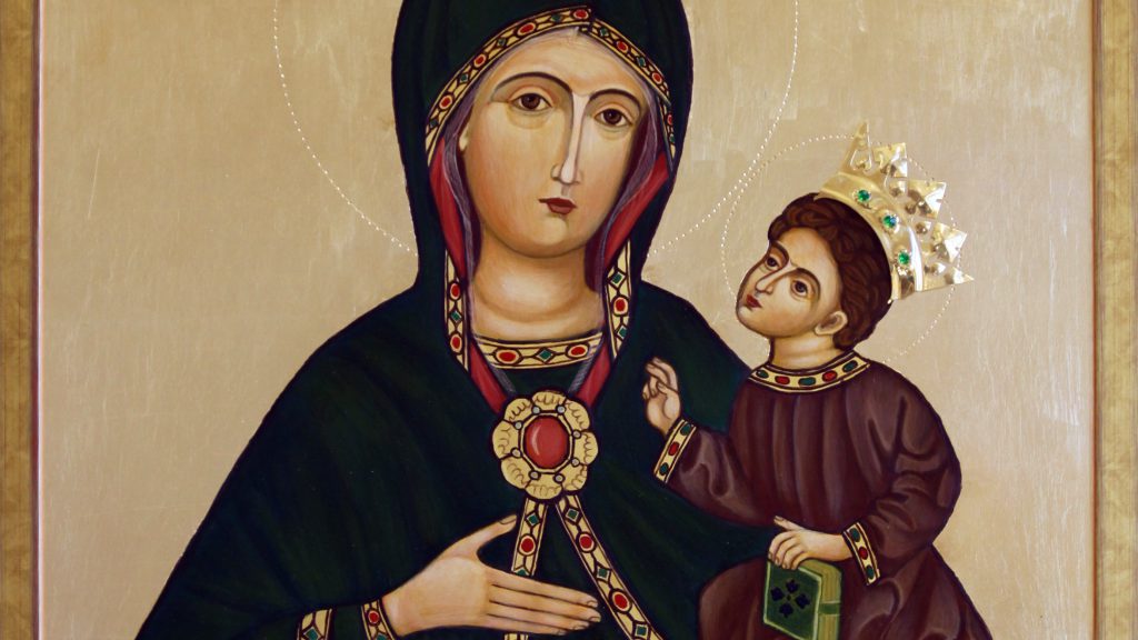 Ikona Matki Bożej Rychwałdzkiej, wyk. Krzysztof Pado, fot. Marzena Frołow