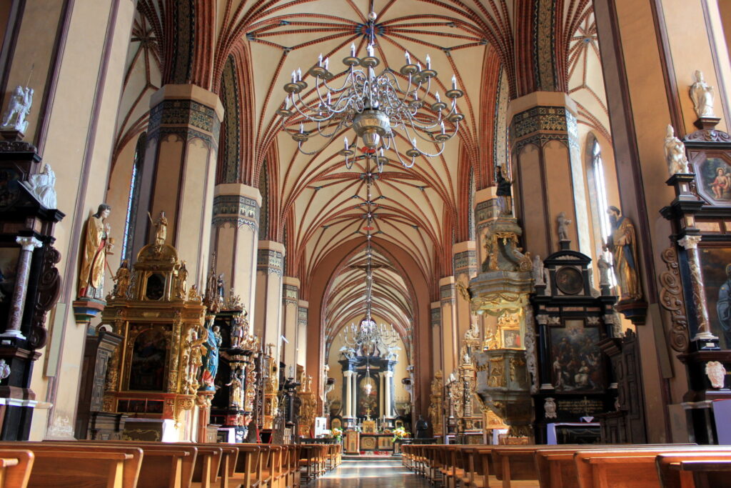 Wnętrze katedry we Fromborku