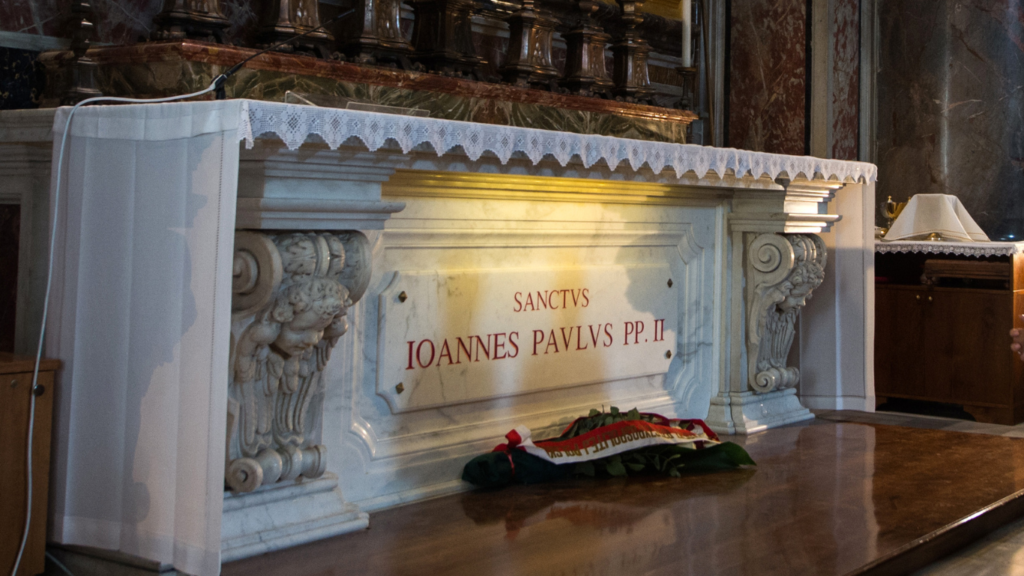grób Jana Pawła II