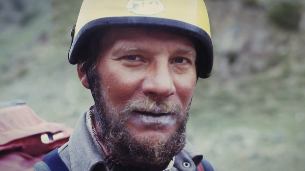 Jerzy Kukuczka w górach | Fot. Kadr z filmu "Jurek"