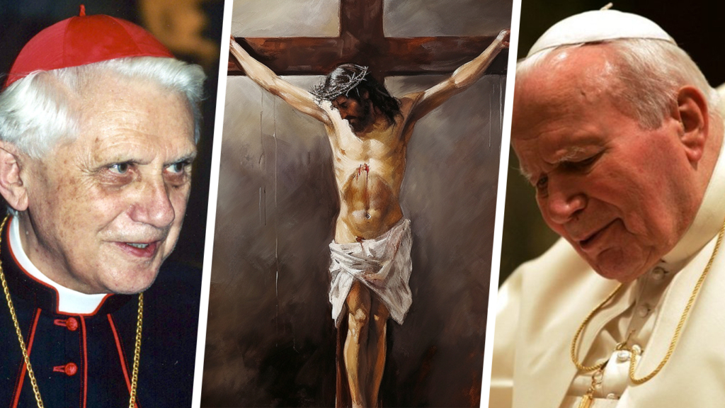 kardynał Ratzinger Jan Paweł II rozważania Drogi Krzyżowej