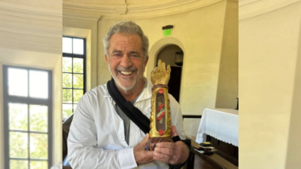 Mel Gibson, relikwie św. Judy Tadeusza