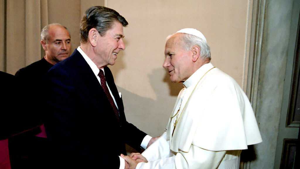 Ronald Reagan Jan Pawel II