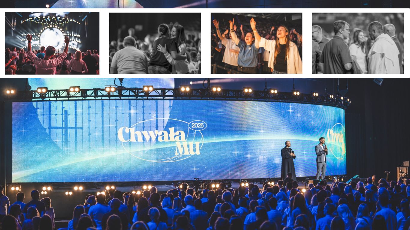Tysiące osób na modlitwie „ChwałaMu” w Łodzi