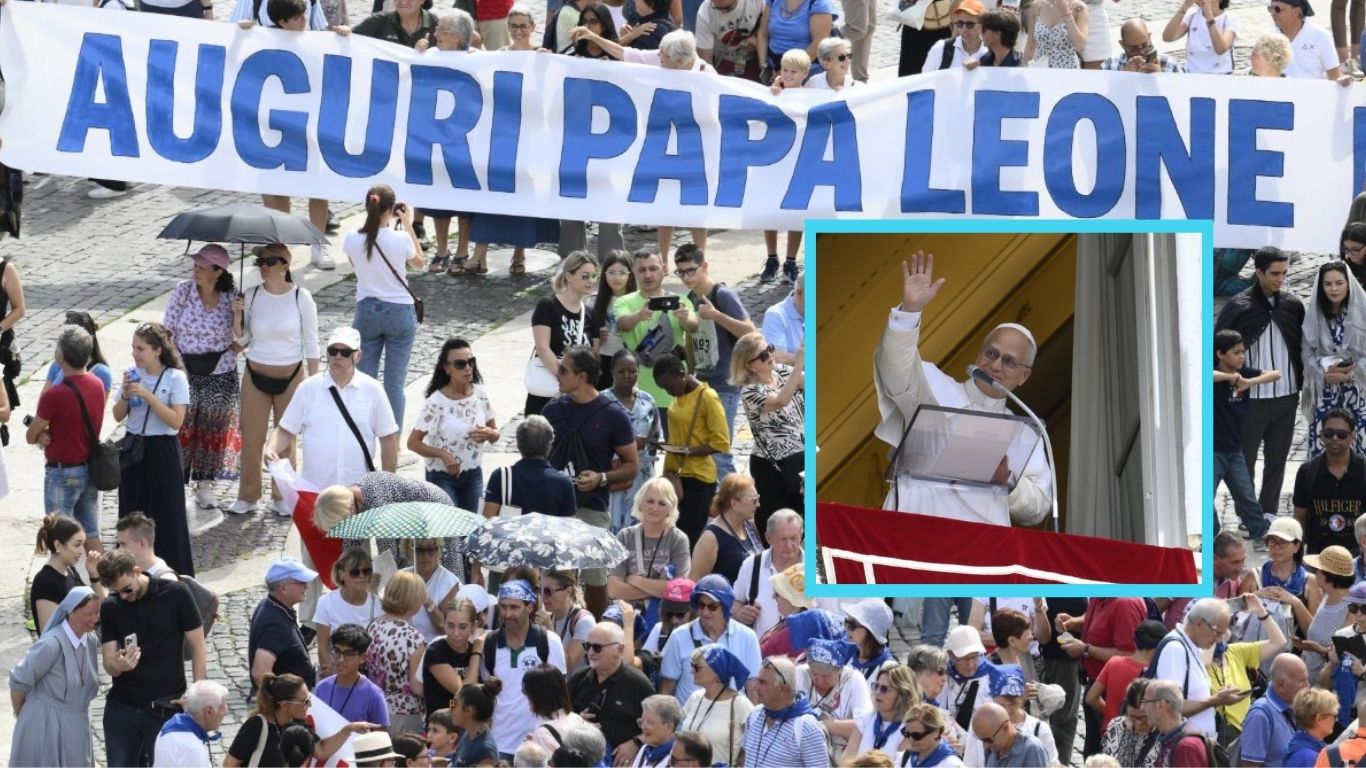 Tak papież Leon XIV świętował urodziny. Wyjątkowe chwile na placu św. Piotra