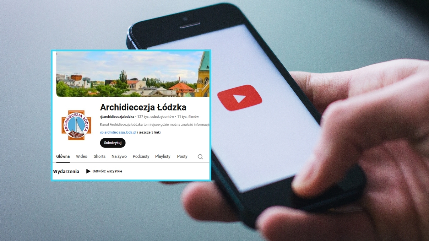 Kanał archidiecezji łódzkiej na YouTube ponownie dostępny. Wiadomo już, dlaczego zniknął